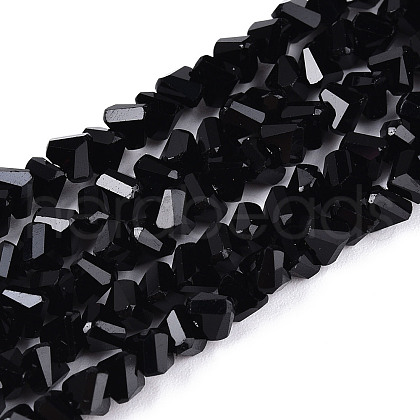 Opaque Glass Beads Strands GLAA-N019-4mm-01-1