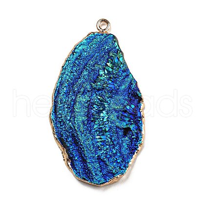 Opaque Resin Pendants CRES-D020-01B-1