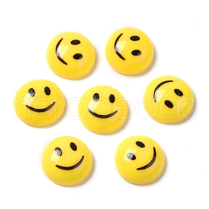 Opaque Resin Cabochons RESI-H150-01-1