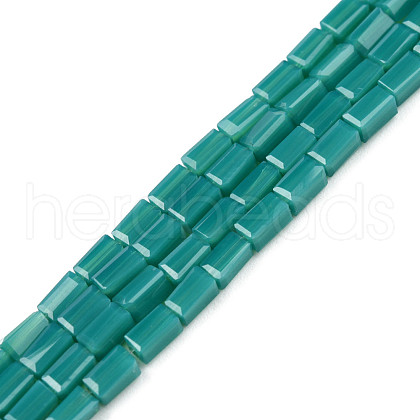 Opaque Solid Color Glass Beads Strands GLAA-N052-03-A09-1