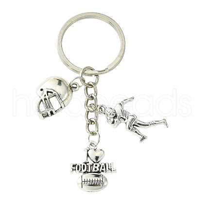 Sports Theme Alloy Pendant KEYC-YW00040-03-1