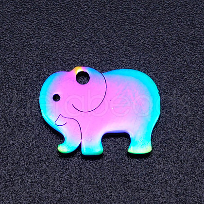 Ion Plating(IP) 201 Stainless Steel Charms STAS-Q201-JN225-1