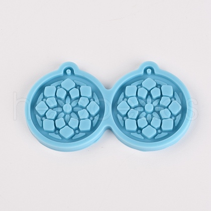 Flower Pendant Silicone Molds DIY-TAC0010-25-1
