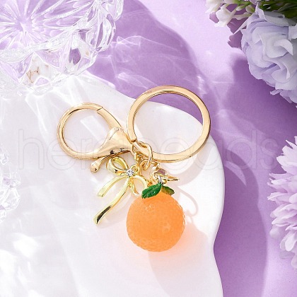 Fruit Acrylic/Resin Pendant Keychain KEYC-JKC01196-04-1