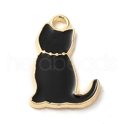 Alloy Enamel Pendants ENAM-Q507-08B-1