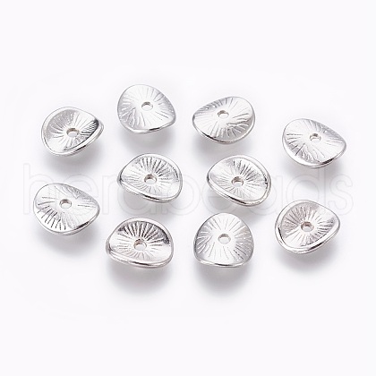 Tibetan Style Wavy Spacer Beads X-TIBEP-A11067-P-FF-1