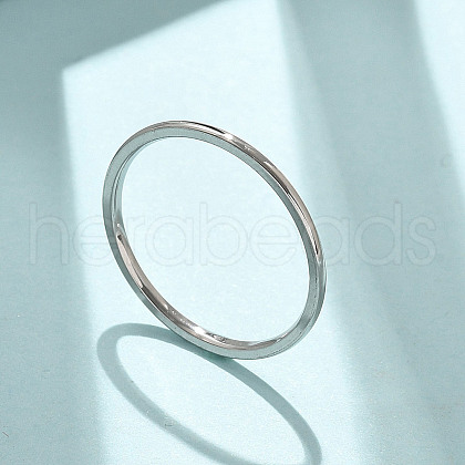304 Stainless Steel Plain Band Rings STAS-I160-F03-P-1
