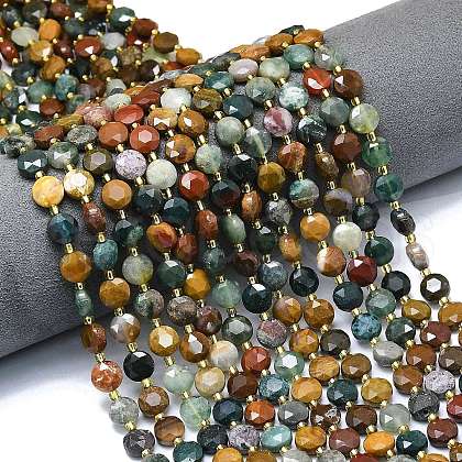 Natural Ocean Jasper Beads Strands G-C116-A57-02-1