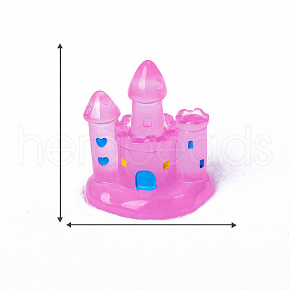 Resin Luminous Castle Mini Model PW-WGC3917-06-1