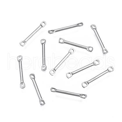 Tarnish Resistant 304 Stainless Steel Link Connectors STAS-S117-019B-1