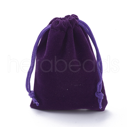 Rectangle Velvet Pouches X-TP-R002-10x12-08-1