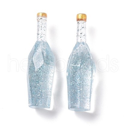 Dummy Bottle Transparent Resin Cabochon RESI-E025-03A-1