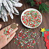 SUNNYCLUE 120G 3 Colors Christmas Themed Handmade Polymer Clay Beads CLAY-SC0002-08-3