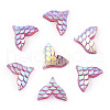 Transparent Epoxy Resin Cabochons CRES-A053-14-1