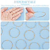 Unicraftale 30Pcs Brass Linking Rings KK-UN0002-64-4