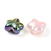 Opaque UV Plating Acrylic Beads OACR-I015-49-2