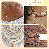 SOFPLATE 30Pcs 2 Colors Iron Ball Chain Necklace Making MAK-SP0001-06A-6