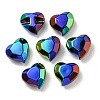 UV Plating Rainbow Iridescent Acrylic Beads OACR-P010-03A-2