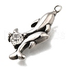 304 Stainless Steel Pendants STAS-L284-57AS-2