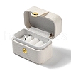 Rectangle PU Leather Jewelry Ring Storage Boxes CON-K002-06D-3