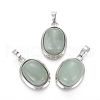 Natural Green Aventurine Pendants G-L512-D14-1