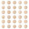 100Pcs 10 Style Unfinished Natural Wood European Beads WOOD-TA0001-55-11