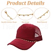 Brass Hat Chains AJEW-GO00027-5
