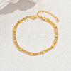 Brass Multi-layered Fashionable Anklets for Women RX8462-5