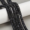 Natural Larvikite Beads Strands G-Q159-B22-01-1