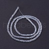 Electroplate Glass Beads Strands X-GLAA-F076-FR14-2