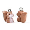 Opaque Resin Pendants RESI-Z014-01H-2