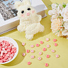  100Pcs 2 Colors Opaque Resin Cabochons RESI-NB0002-12-4