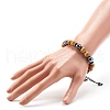 Synthetic Hematite Beads Bracelet for Men Women BJEW-JB06755-5