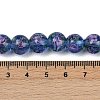Handmade Glod Sand Lampwork Beads Strands LAMP-B028-03I-10mm-4