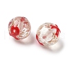 Luminous Handmade Gold Sand Glass Beads LAMP-U004-01-4