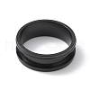 Stainless Steel Grooved Finger Ring for Men Women RJEW-WH0004-30E-EB-2