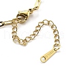304 Stainless Steel Bracelets BJEW-R003-03G-03-4