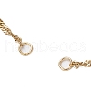 304 Stainless Steel Singapore Chain Bracelet Makings AJEW-JB01321-01-2