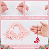 SOFPLATE 400Pcs 2 Colors Polyester Thread Ties FIND-SP0002-90-6