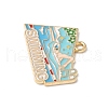 Alloy Enamel Pendants FIND-H047-04G-02-2