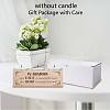 3 Hole Wood Candle Holders DIY-WH0375-007-7
