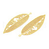 Brass Filigree Big Pendants KKC-T003-25G-2
