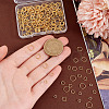 AHADERMAKER 400Pcs 4 Styles 304 Stainless Steel Open Jump Rings STAS-GA0001-66-3
