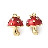 Brass Enamel Pendants X-KK-A252-13C-G-1
