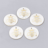 Freshwater Shell Pendants SHEL-T009-12G-1