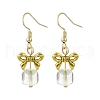 Alloy & Glass Dangle Earrings EJEW-JE06361-01-2