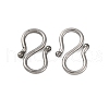 Non-Tarnish 304 Stainless Steel S-Hook Clasps STAS-R157-03P-1