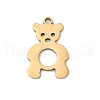 201 Stainless Steel Pendants STAS-F316-21G-1