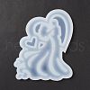 Lovers Shape Food Grade Silhouette Silicone Lollipop Molds DIY-D069-06-4