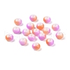 Opaque Spray Painted Glass Beads X1-GLAA-G118-01H-1